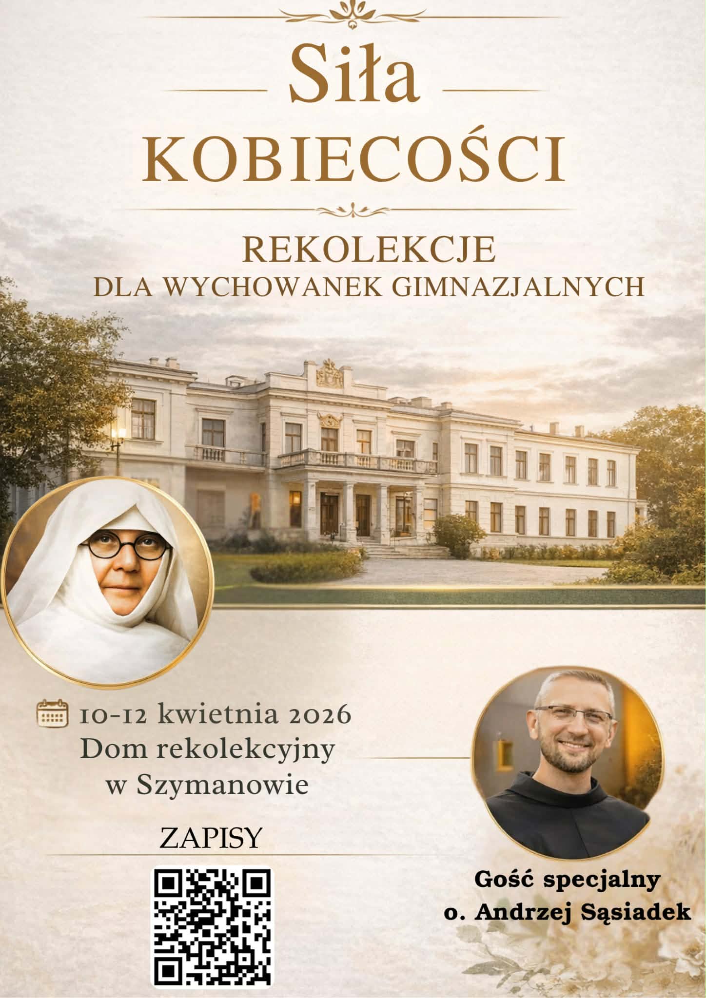 Siła kobiecości - rekolekcje dla wychowanek gimnazjalnych
